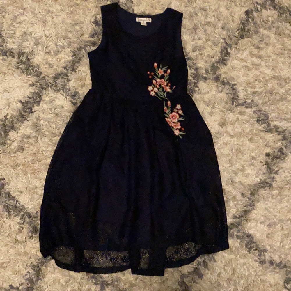 Navy blue dress
